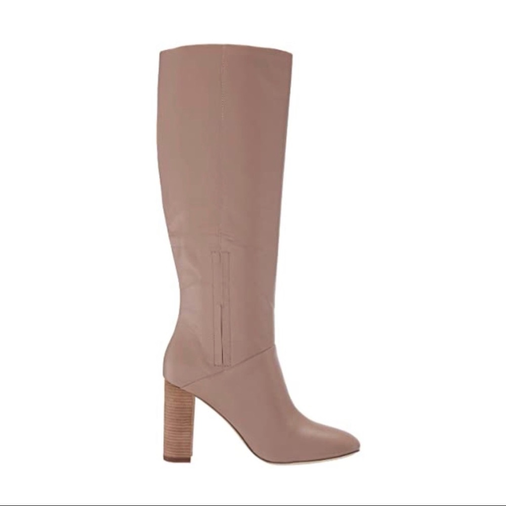NWBOT. Cole Haan Glenda TaupeLeather KneeHigh Boot